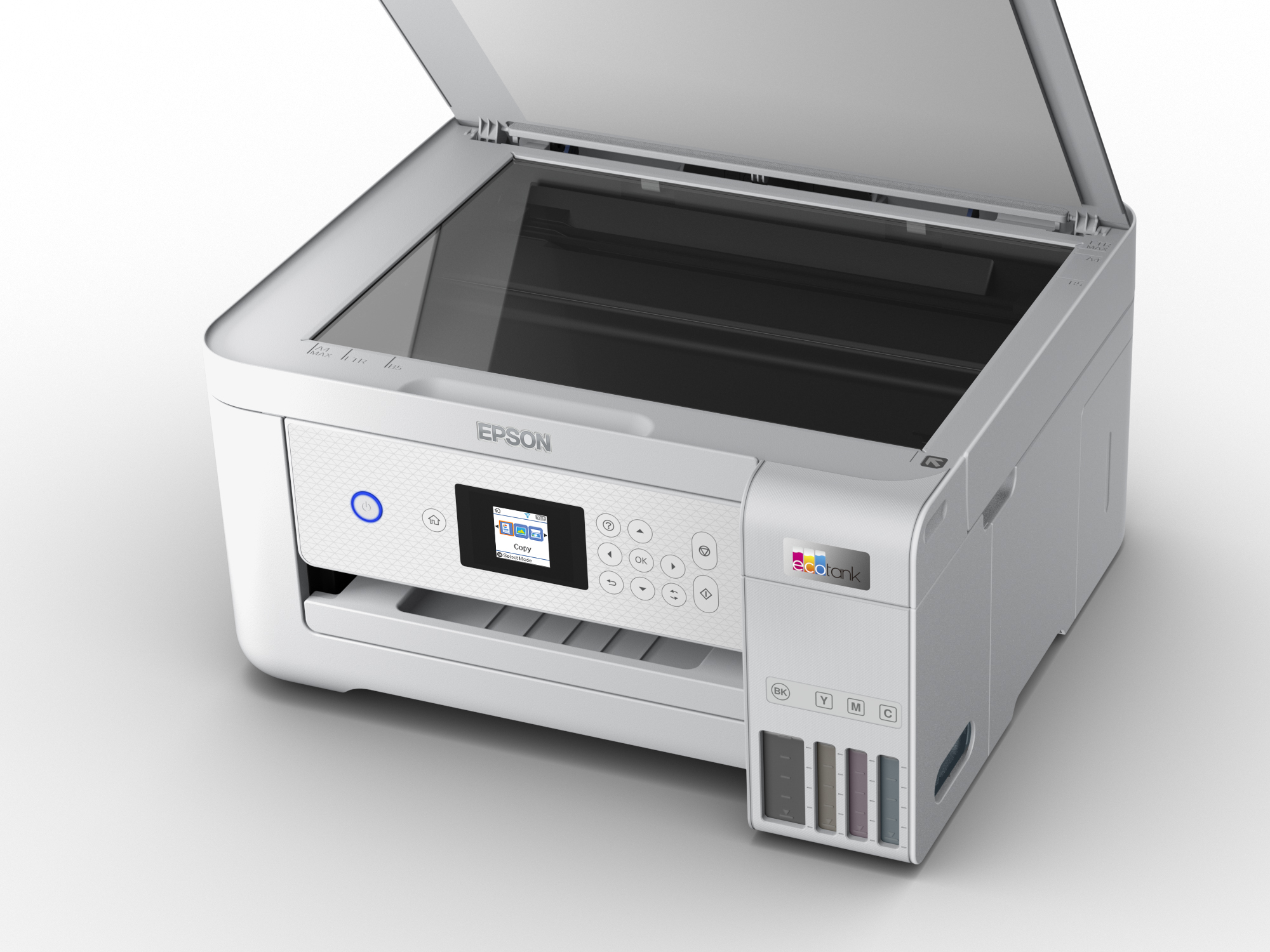 Printer Inkjet EPSON EcoTank ET-2856 Wit AIOFlat Kleur A4