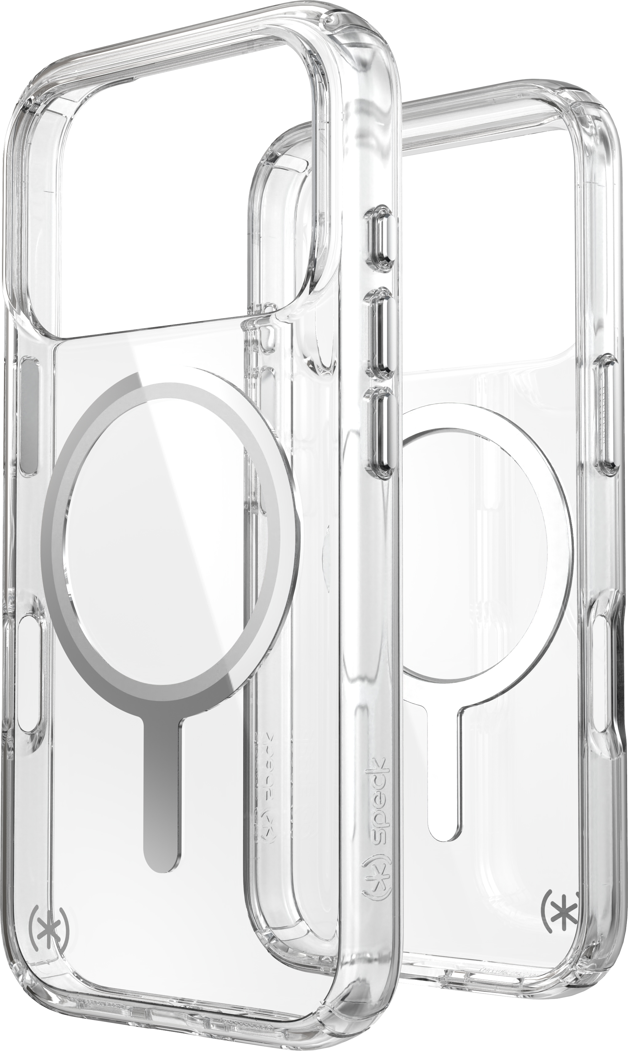 Speck Presidio Perfect Clear + MS Apple iPhone 17 Pro Clear - with Microban