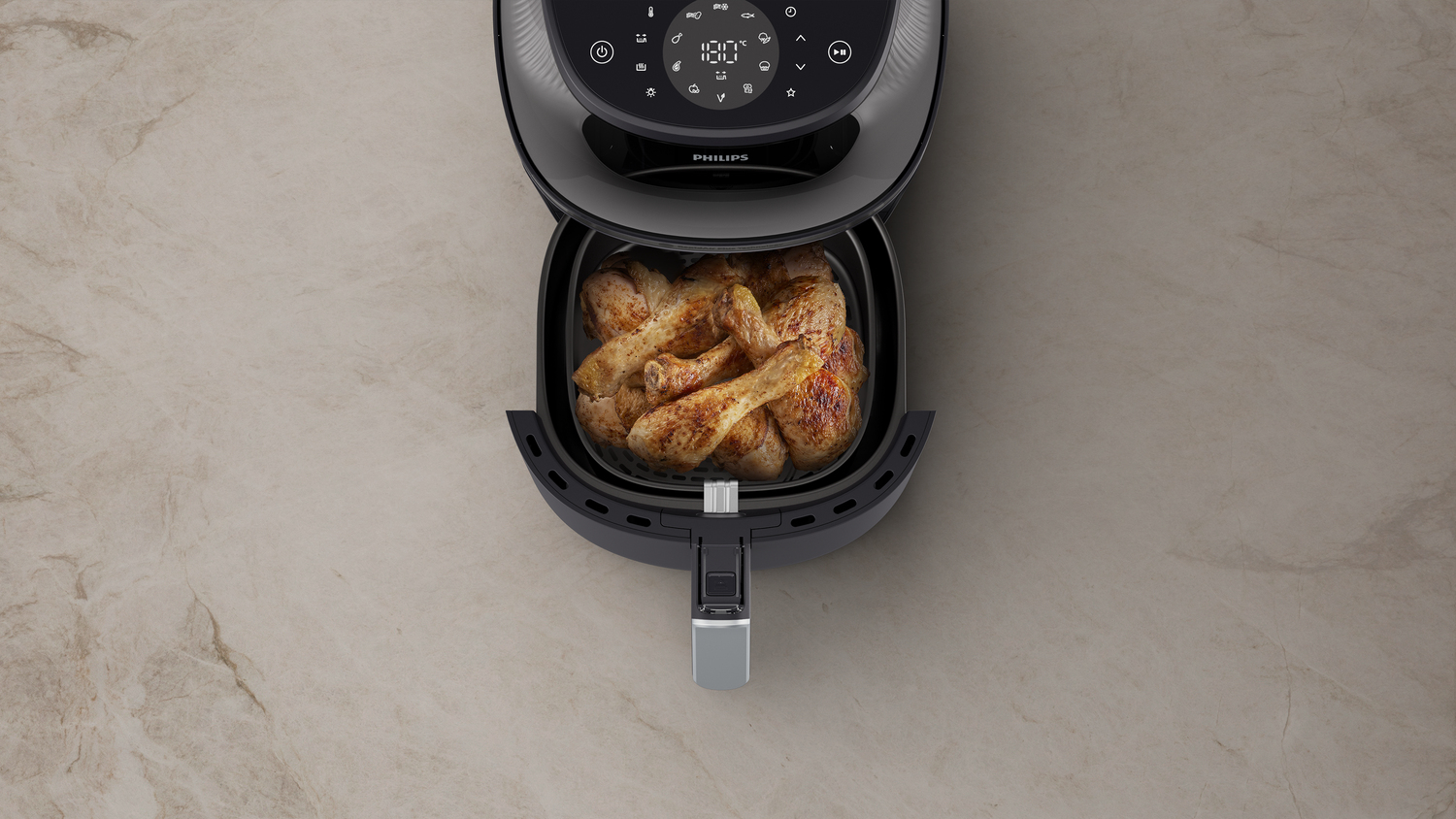 Heteluchtfriteuse PHILIPS NA322/00 - 4.2L / met kijkvenster