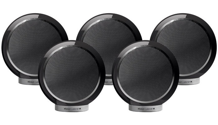 Luidsprekers ELIPSON Planet M zwart (hoogglans) per 5
