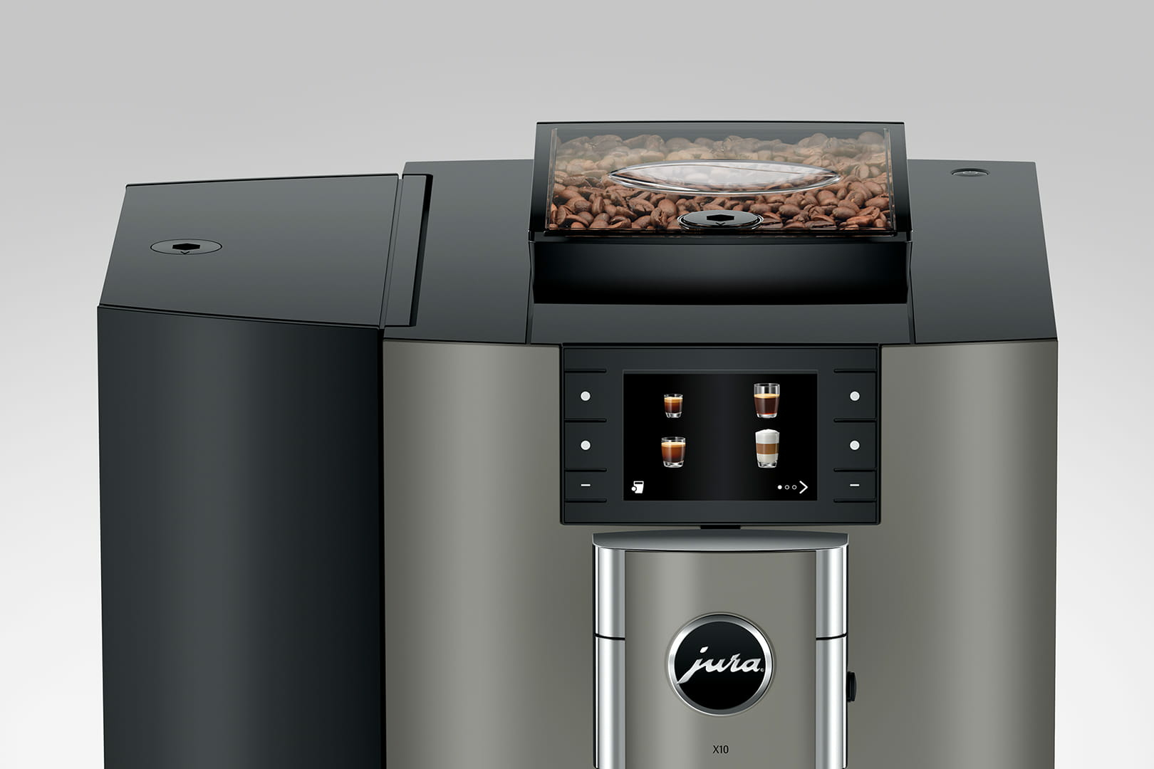 JURA X10 dark inox
