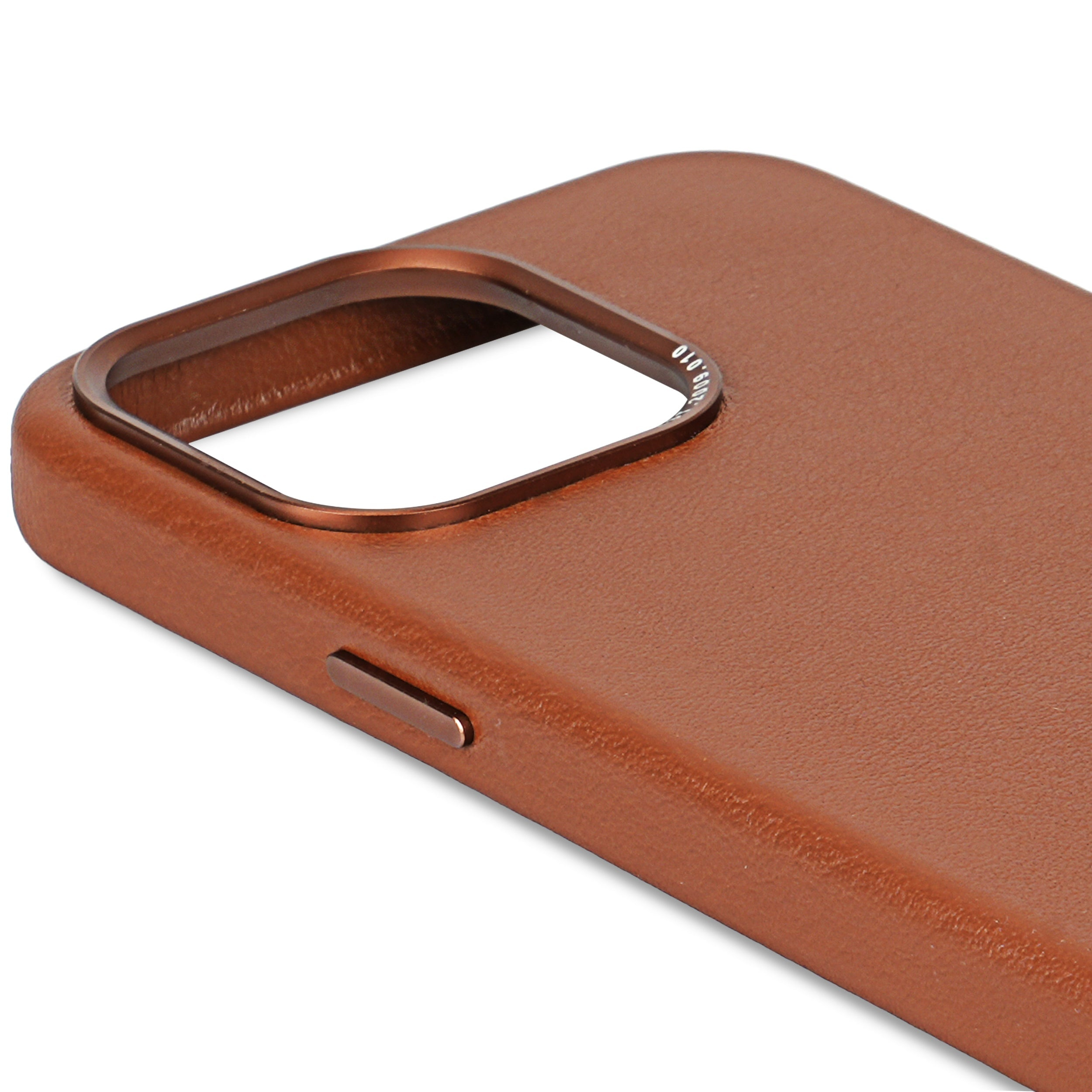 Tas DECODED Leather Backcover iPhone 15 Pro Tan