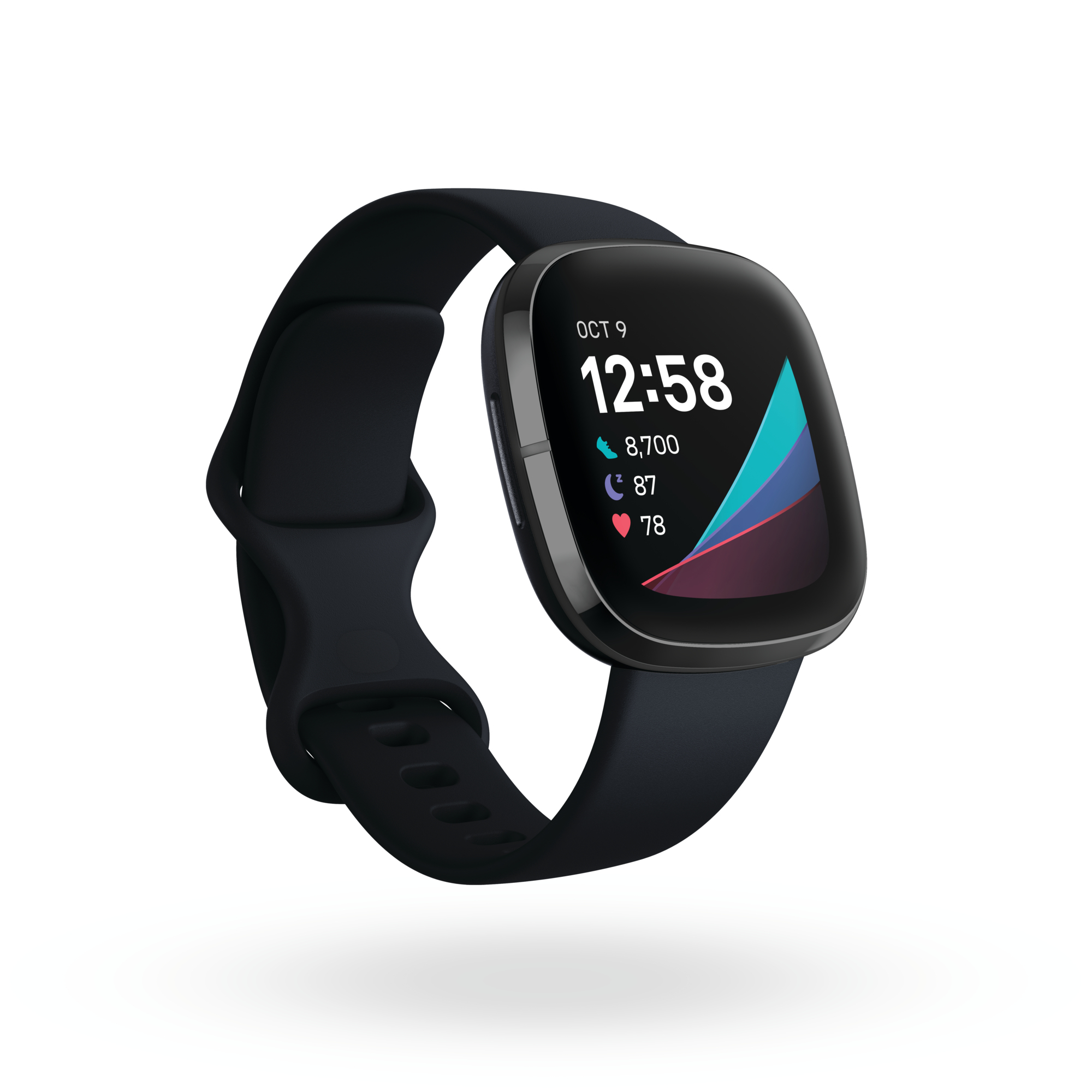 Fitbit Sense 4,01 cm (1.58") AMOLED 40 mm Digitaal Touchscreen Grafiet Wifi GPS