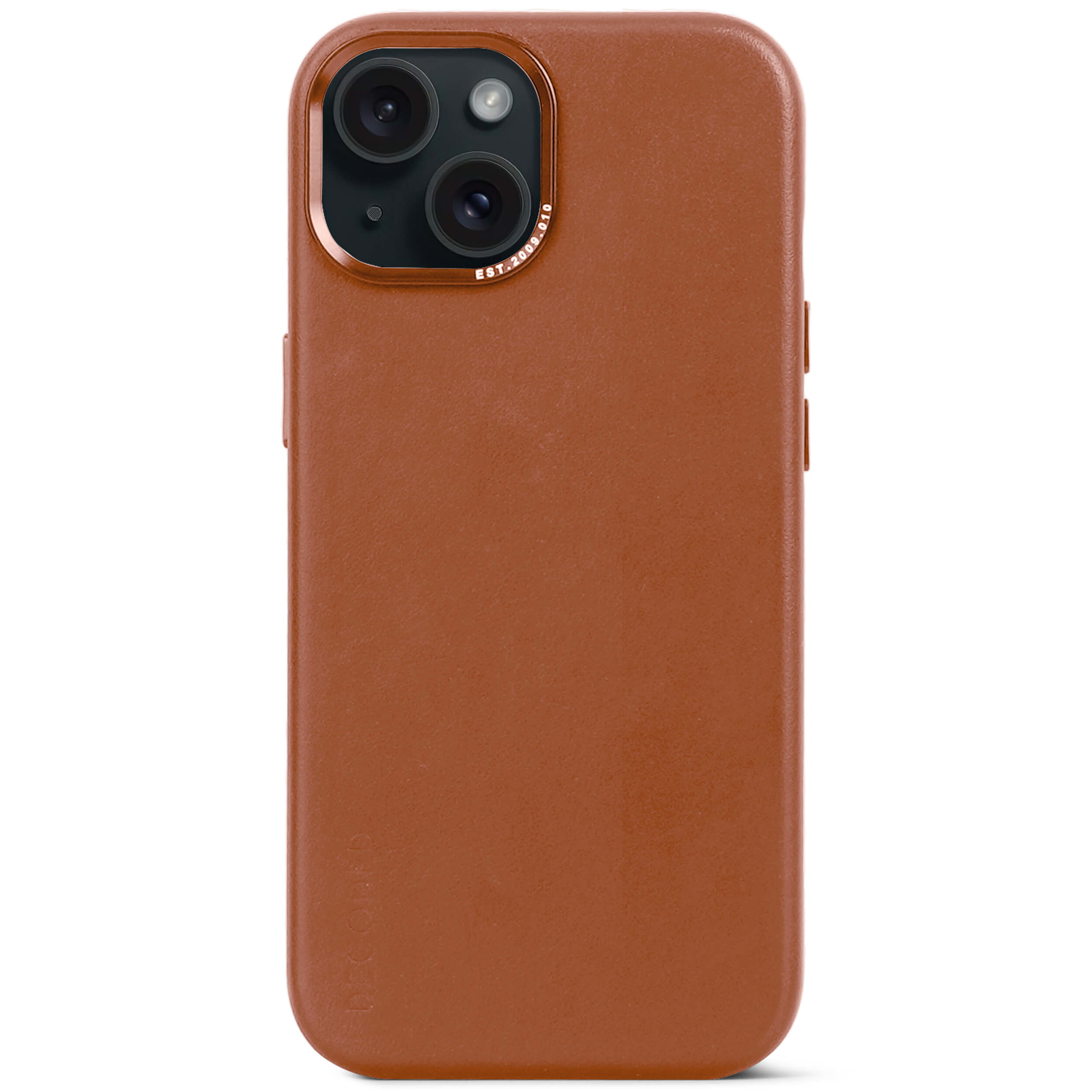 Tas DECODED Leather Backcover iPhone 16e/15/14/13 Tan