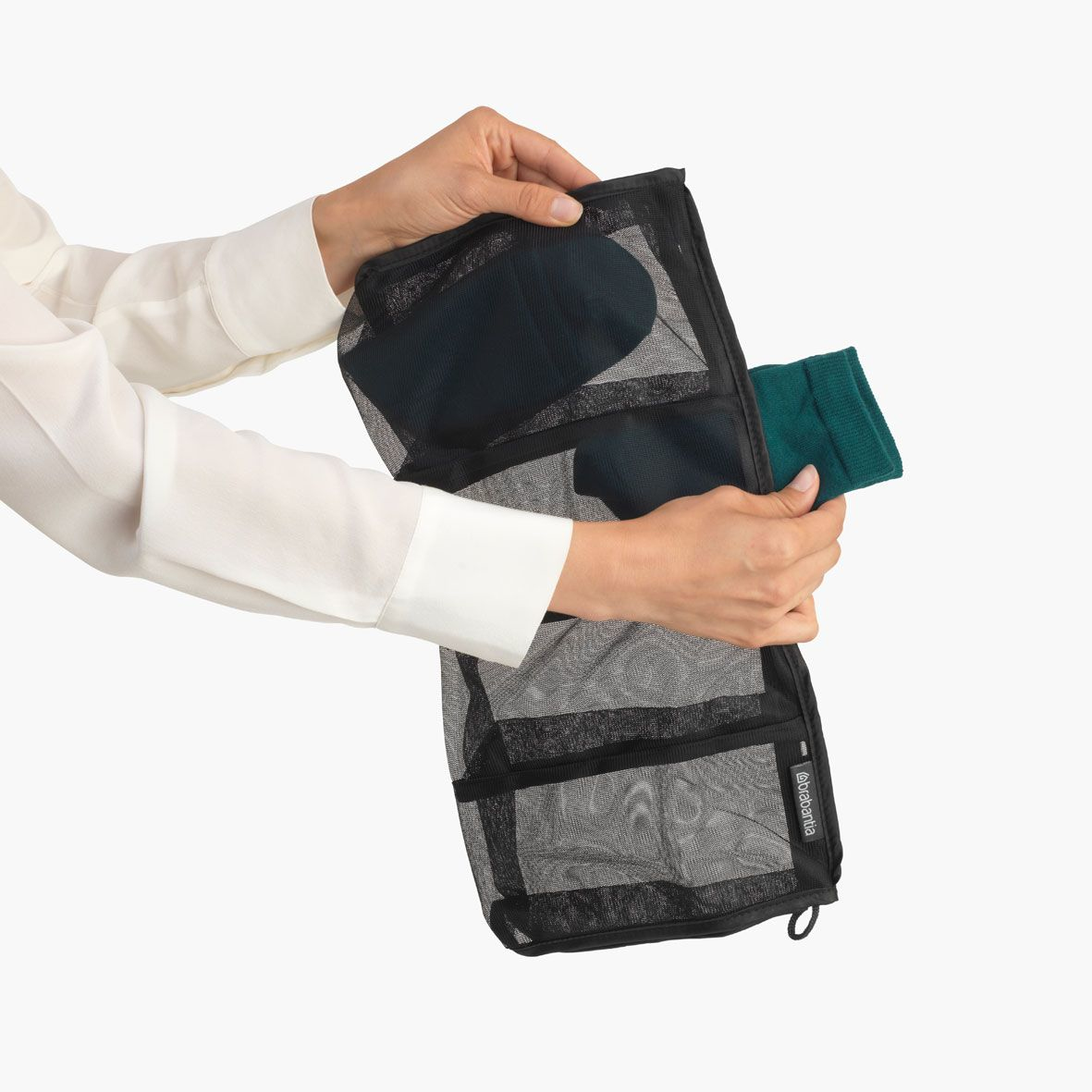 Waszakje BRABANTIA 149603 voor sokken / zwart