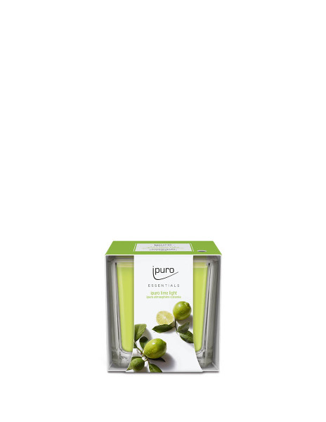 Geurkaars IPURO 26IFC1203 Essential Lime Light 125gr