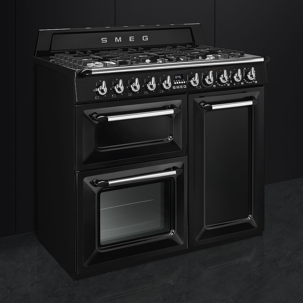 Smeg TR103BL four et cuisinière Electrique Gaz Noir A