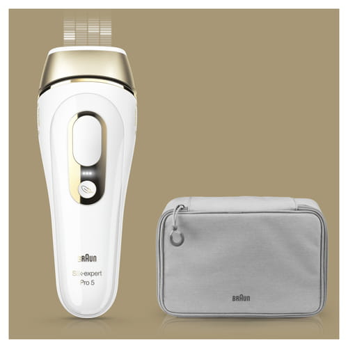 Braun Silk-expert Pro PL 5014 Lumière pulsée Blanc, Or