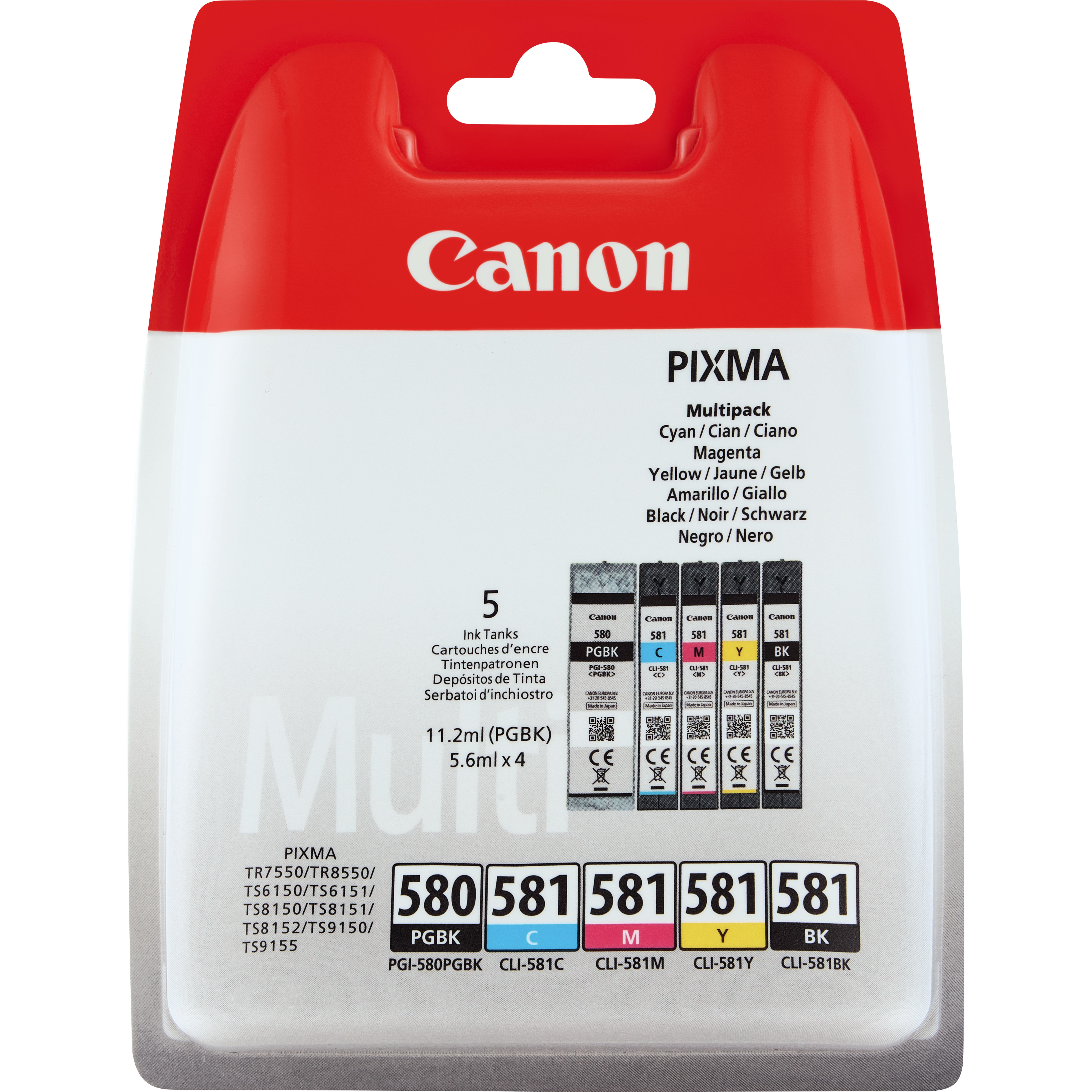 CANON PGI-580 PGBK/CLI-581 CMYBK