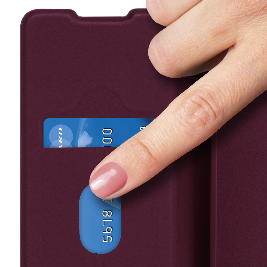 Hama �tui portefeuille Guard Pro pour Samsung Galaxy A53 5G, bordeaux