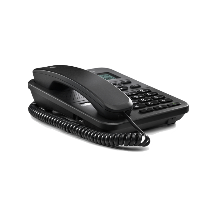 Motorola CT202 Analoge telefoon Nummerherkenning Zwart