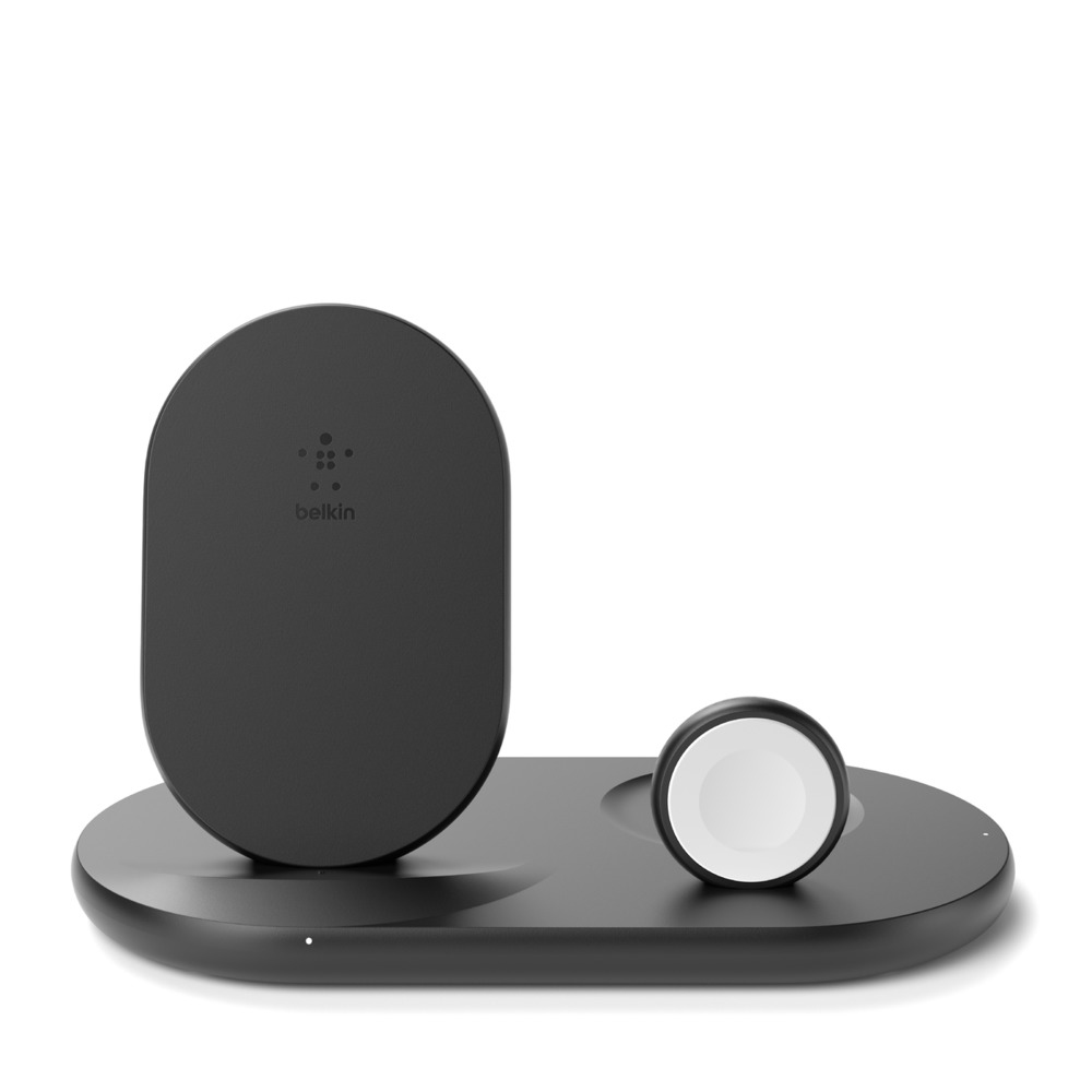 BELKIN 3-in-1 Wireless Pad/Stand/Apple Watch Black