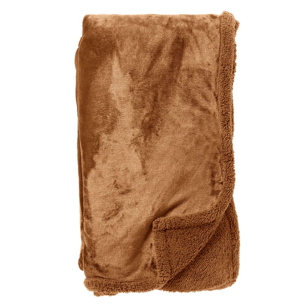 Plaid Dutch Decor STANLEY Tobacco Brown 150x200cm