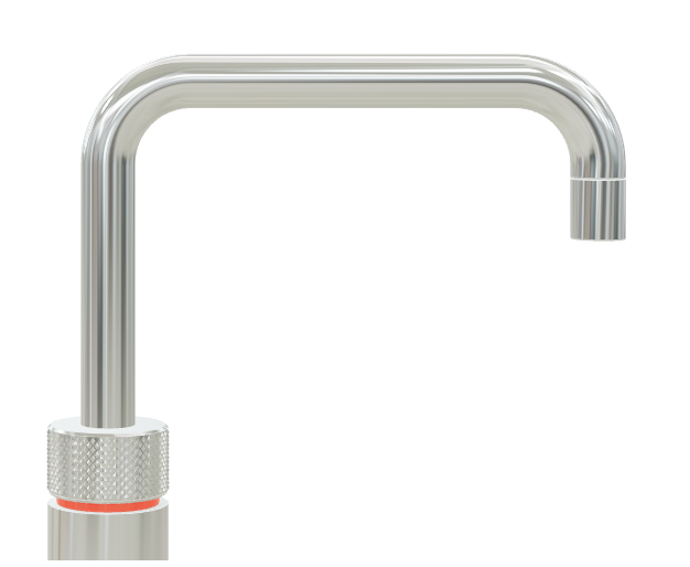 Kraan Quooker NORDIC SQUARE single tap Roestvrij Staal