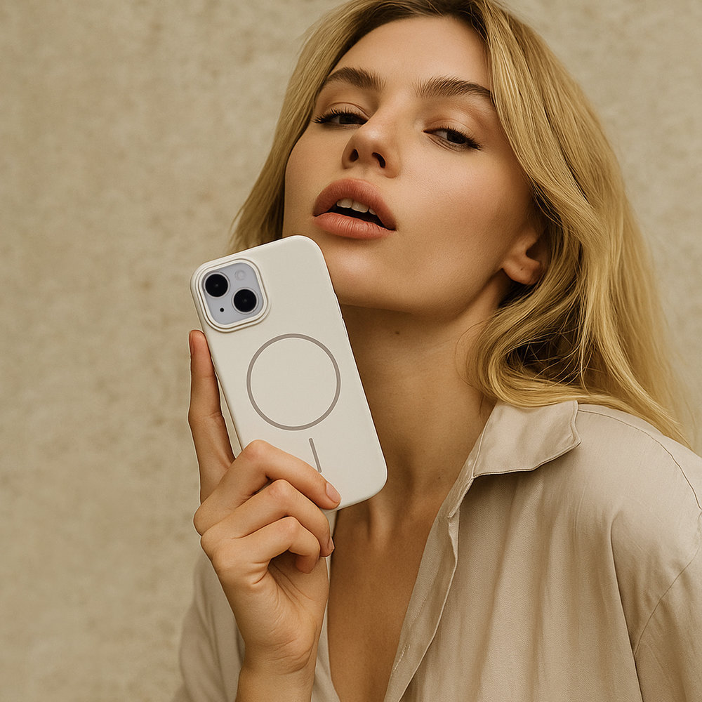 Mobiparts Slim Line Case Apple iPhone 15 (MagSafe) Dune Sand