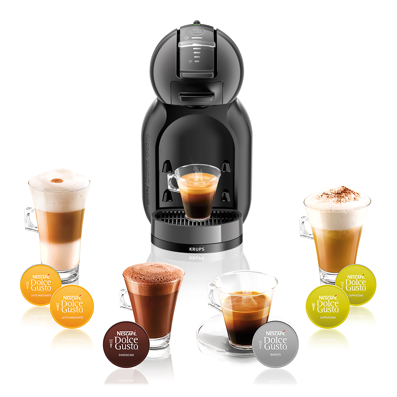 Krups KP1208 0.8L Noir machine à café