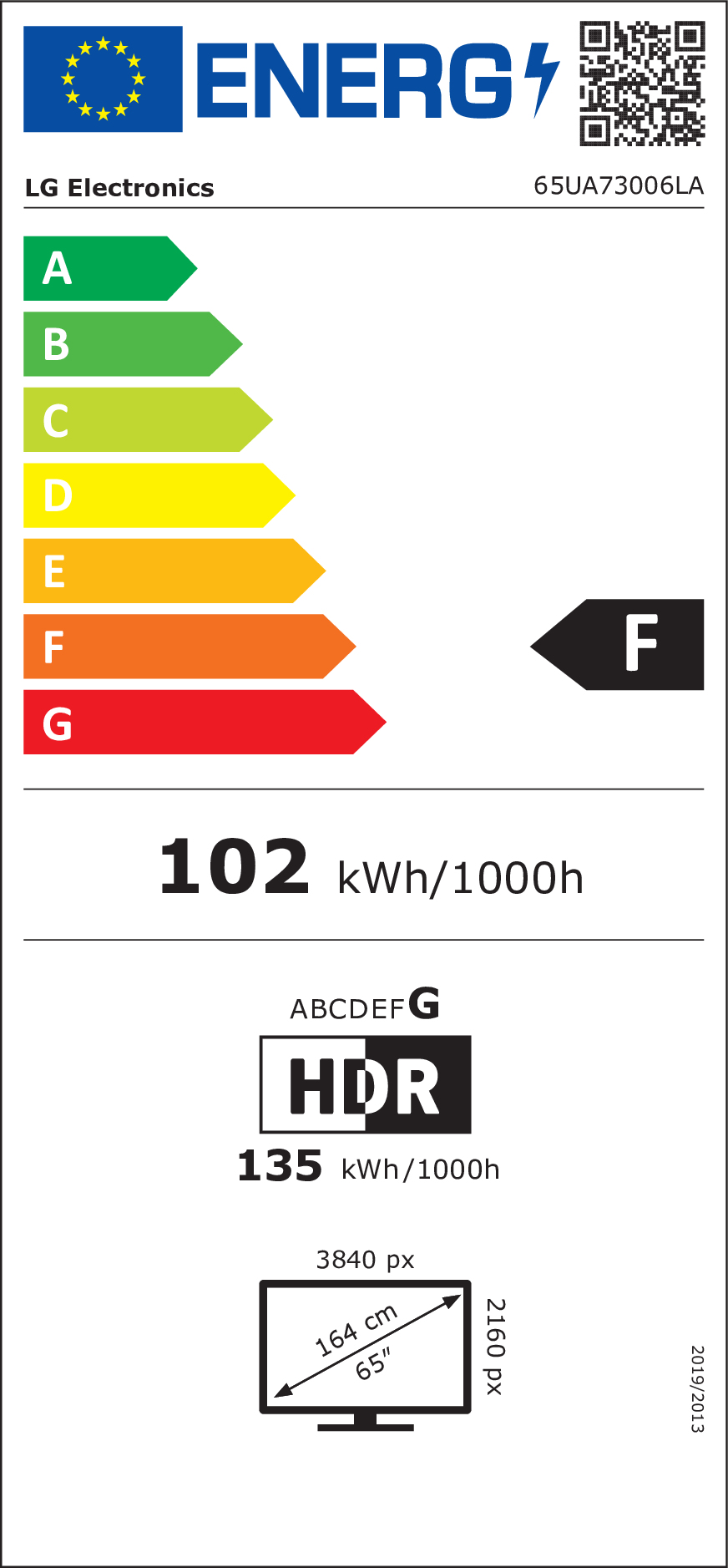 LED TV LG 65UA73006LA / webOS