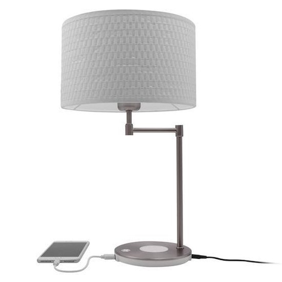 Smartlight MACALLY LAMPCHARGEQI-E Led lamp + wirelles Chargr