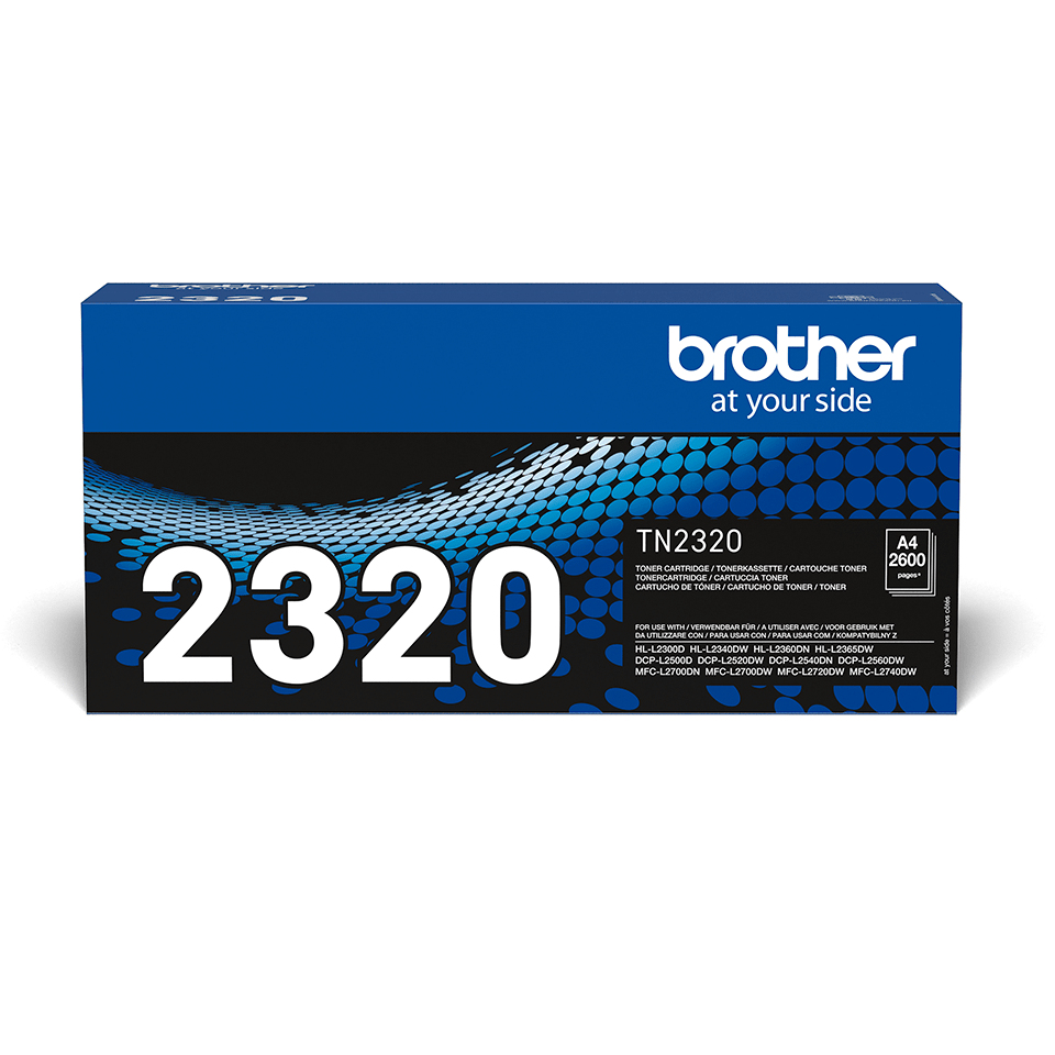 Toner BROTHER TN2320 2600 pagina'sZwart