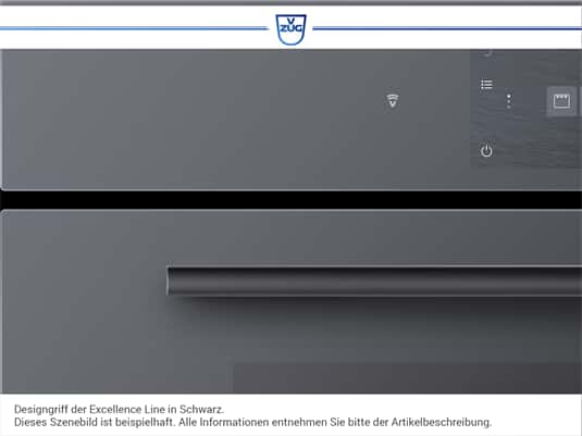 Oven BI VZUG Combair V6000 60P Spiegelglas zwart