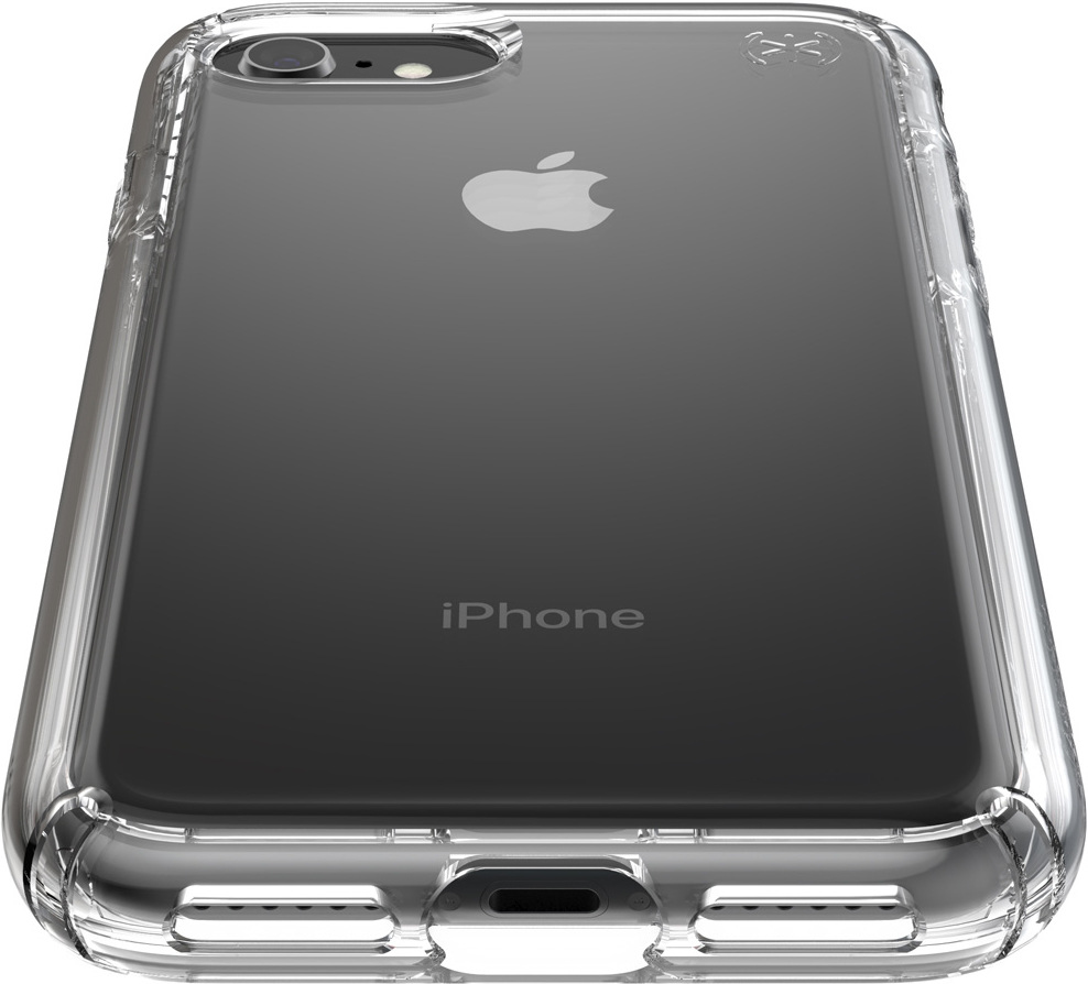 Speck Presidio Perfect Clear Apple iPhone 6/6S/7/8/SE (2020) Clear - with Microb