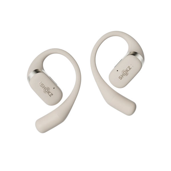 Hoofdtelefoon SHOKZ OpenFit beige