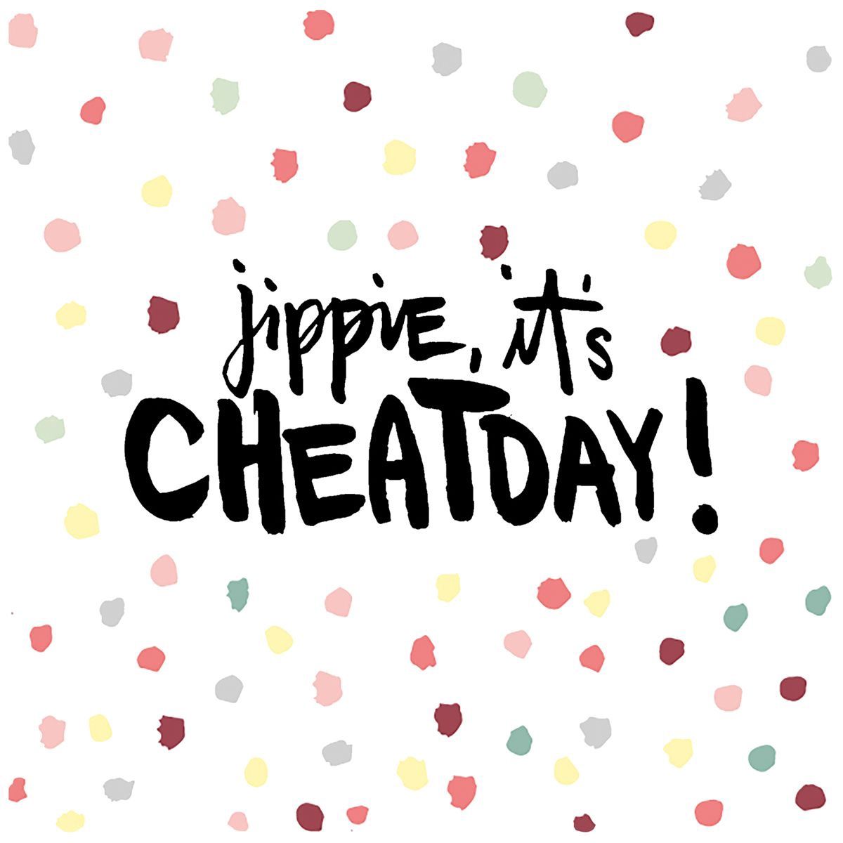 Papieren servetten PPD 133002385 Cheatday Napkin / 33x33cm