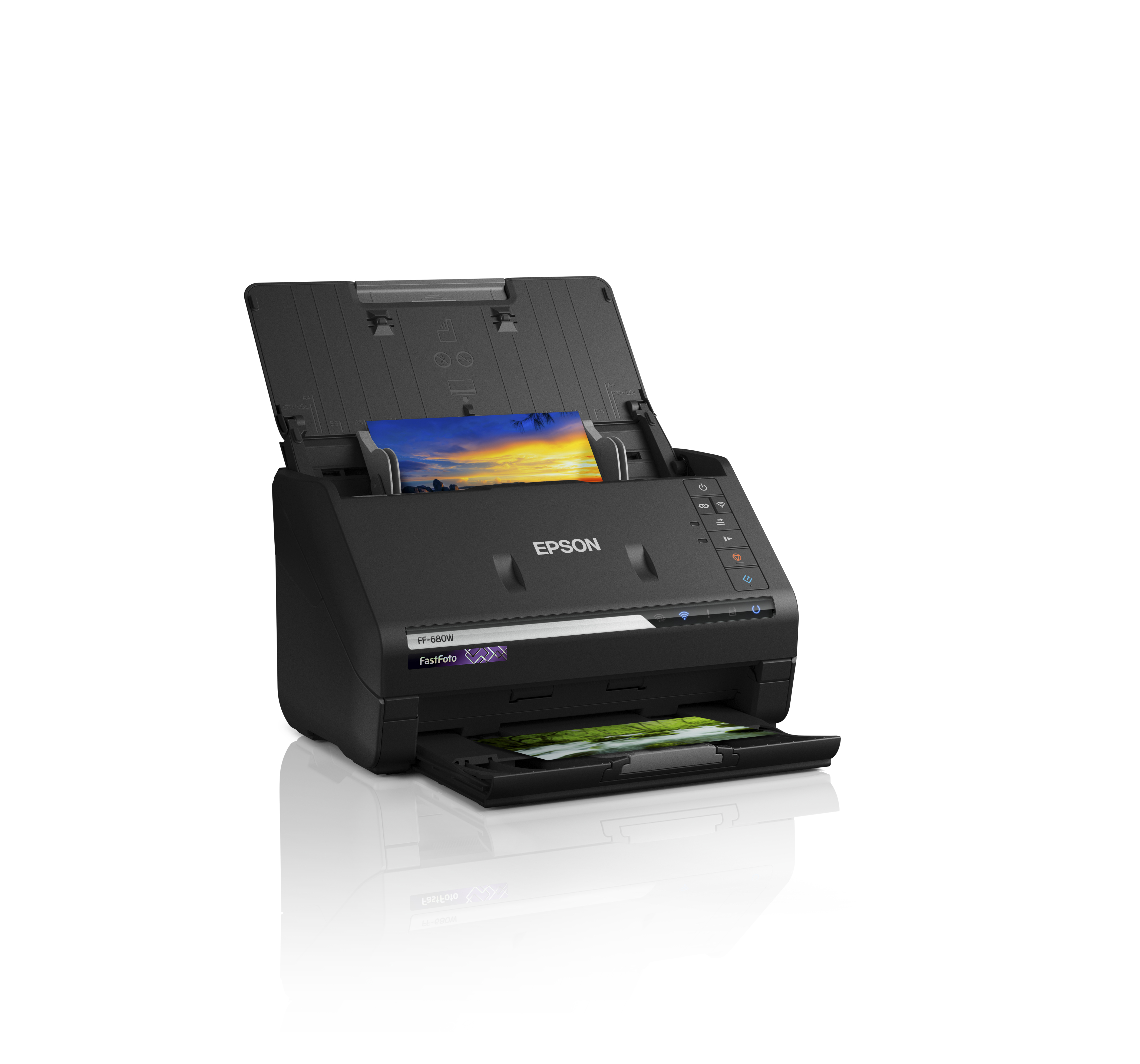 Epson FastFoto FF-680W Alimentation papier de scanner 600 x 600 DPI A4 Noir