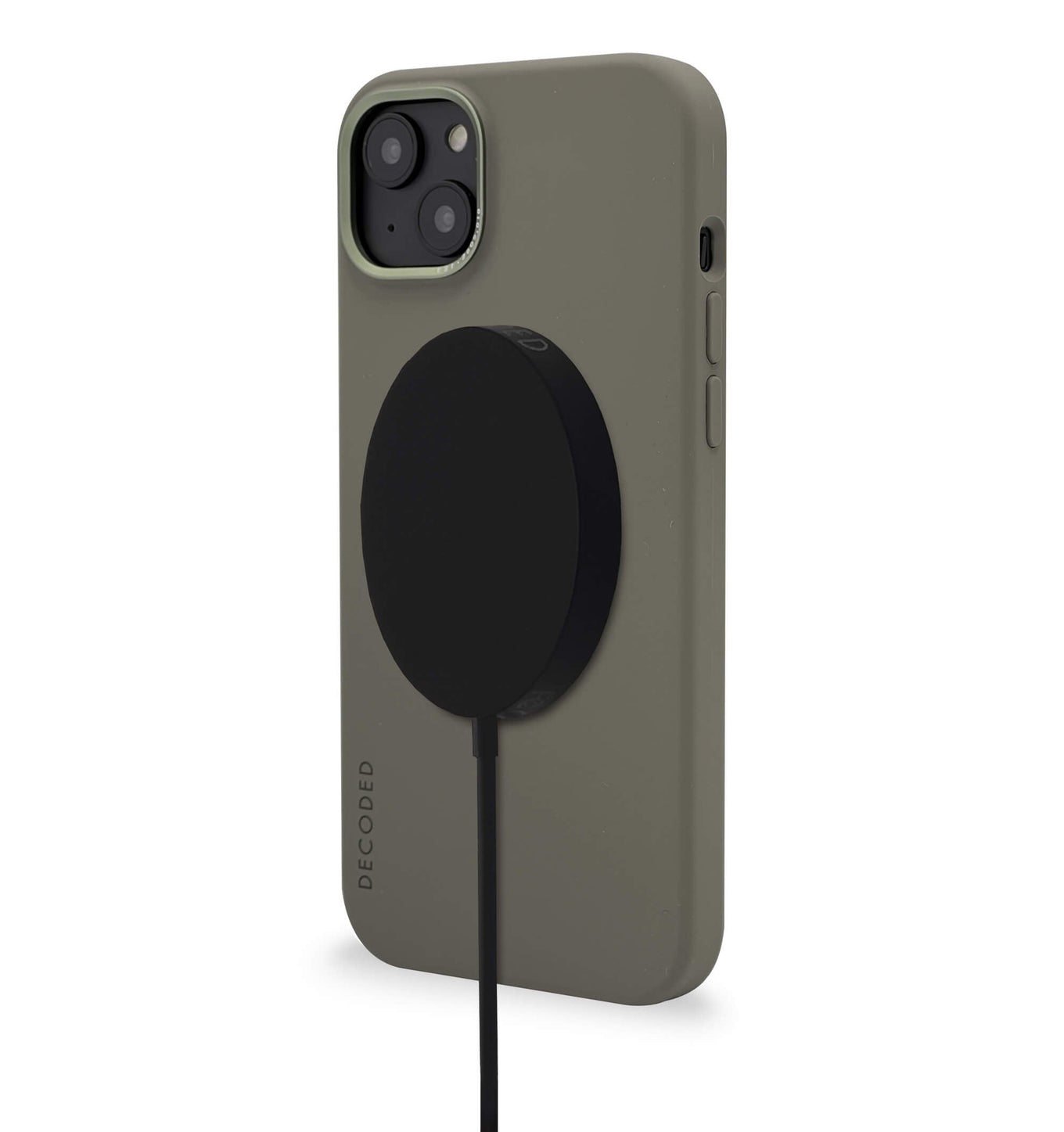 Tas DECODED Silicone Backcover iPhone 14 Plus Olive