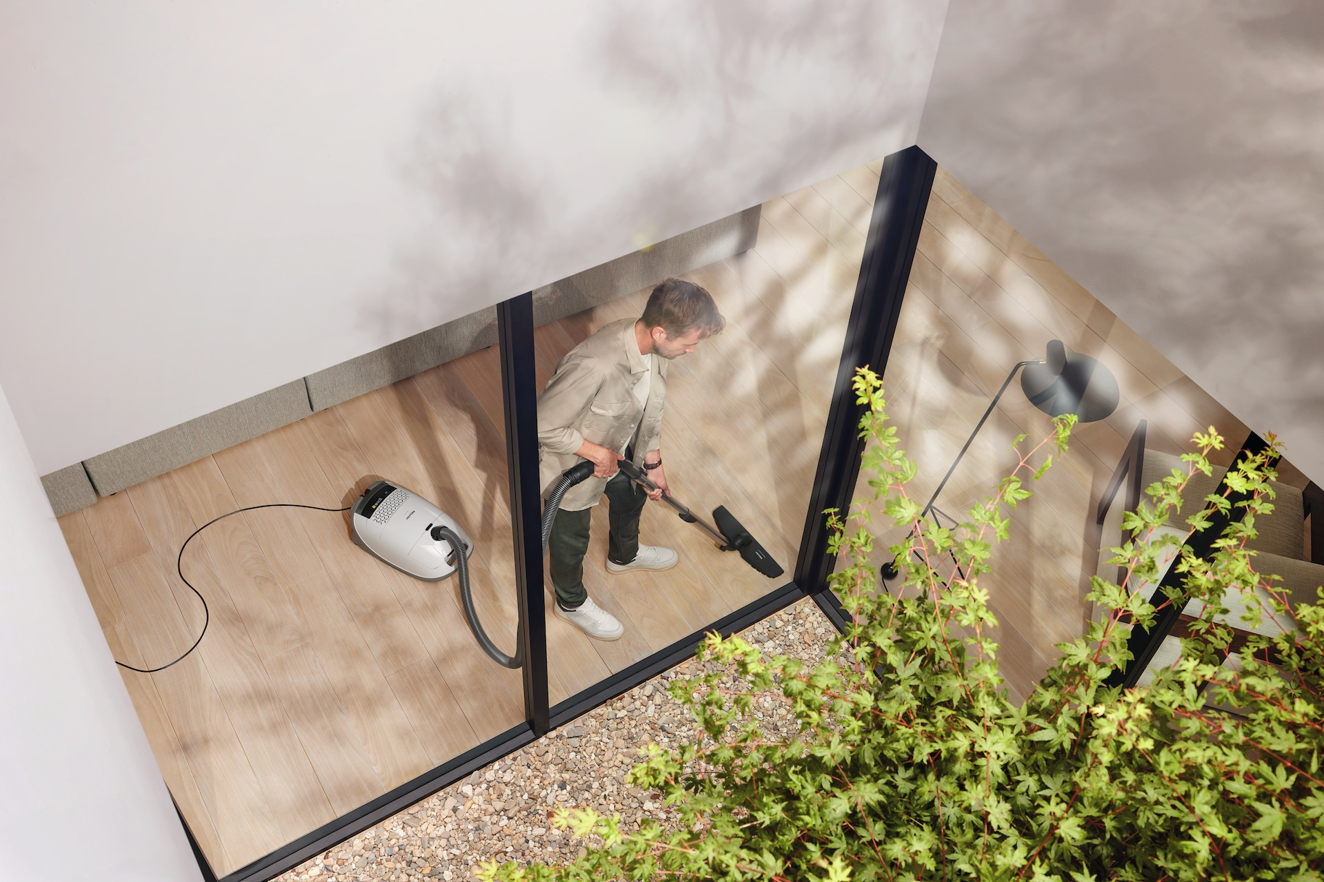 Stofzuiger met zak MIELE 12560340 Guard M1 / Parquet XL / Briljantwit