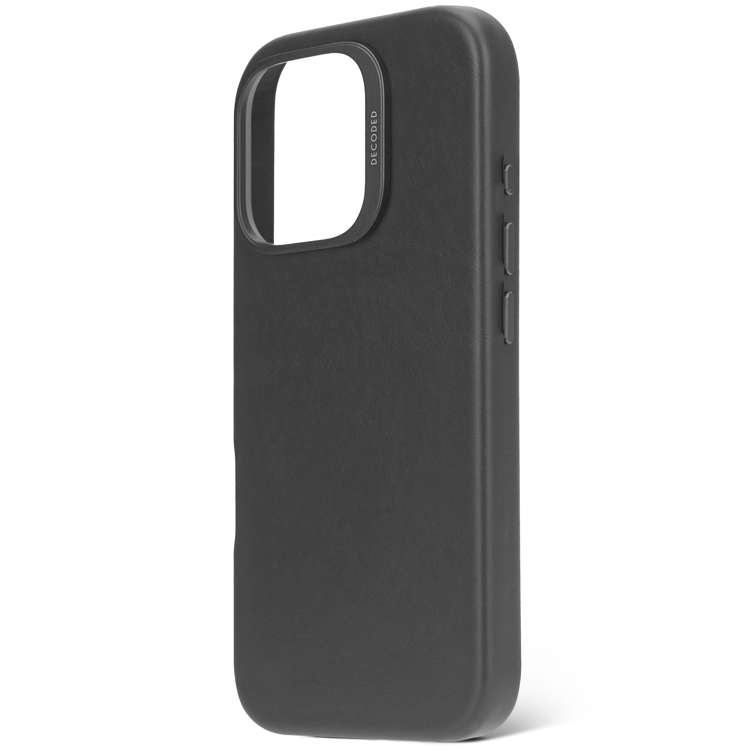 Decoded Leather Backcover Apple iPhone 16 Pro Black