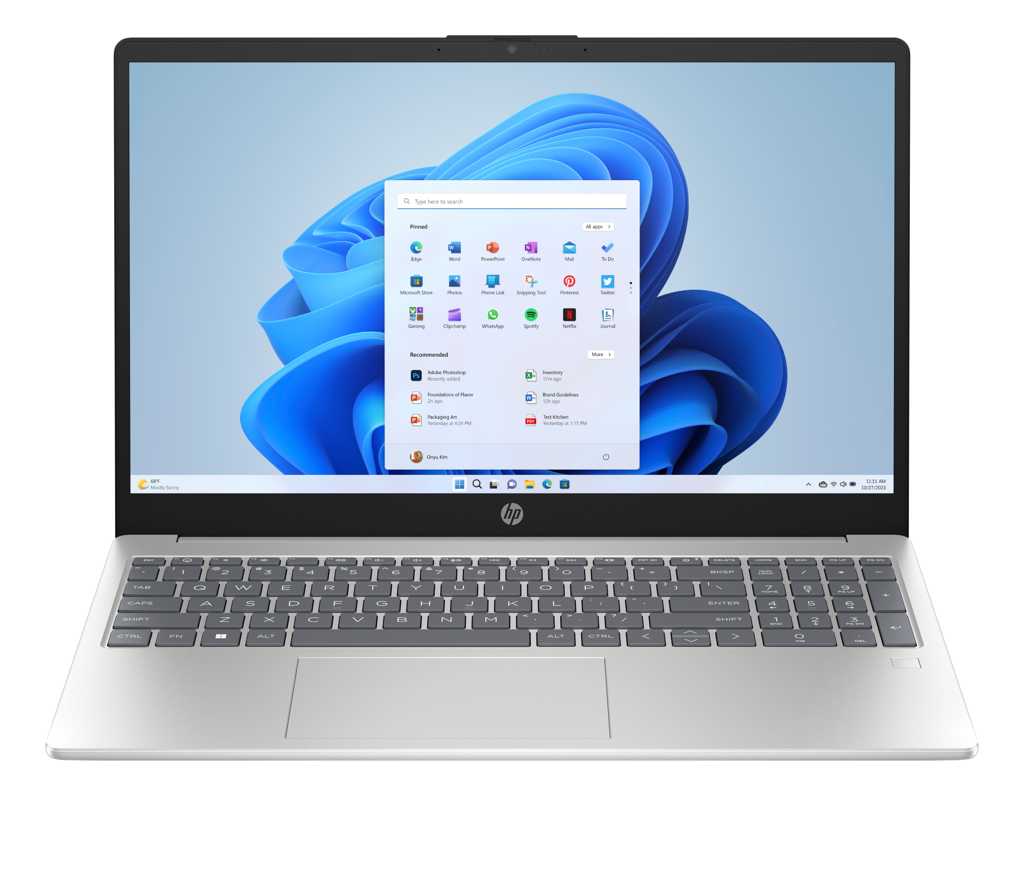 Laptop HP 15-FD1063NB - i5 Ultra - 15,6' FHD - 24GB - 512GB Silver