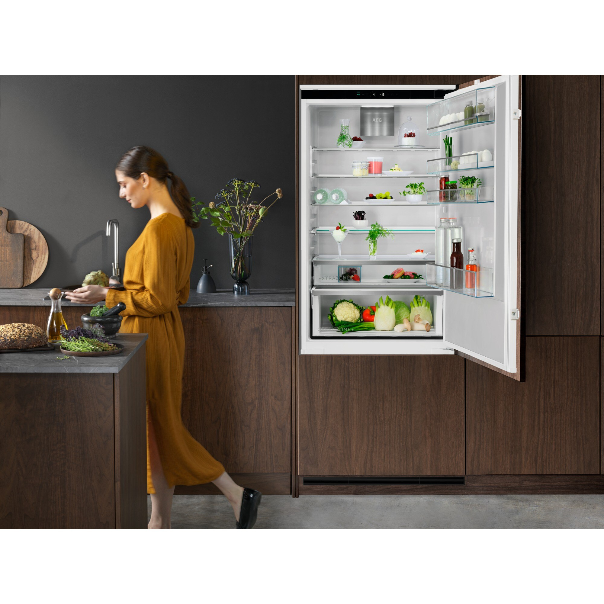 Koel-vriescombinatie BI AEG NSC7P751DS 7000-series / D / 189,4cm / MaxiSpace / GreenZone