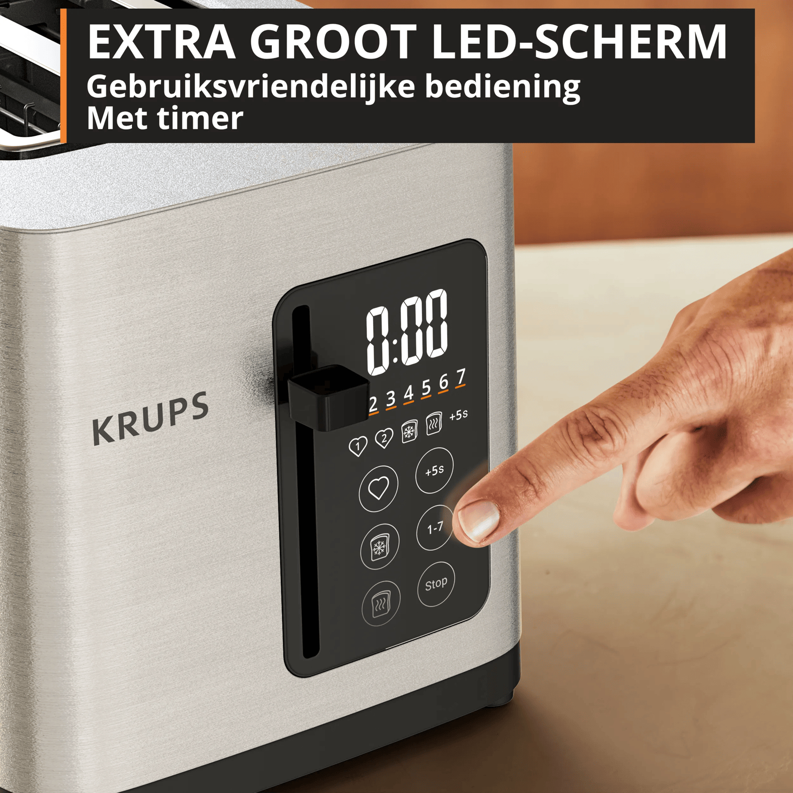 Broodrooster KRUPS KH651DE0 Selection / inox