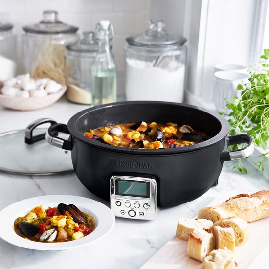 Omnicooker GREENPAN  CC005287-001 Black 5.6L