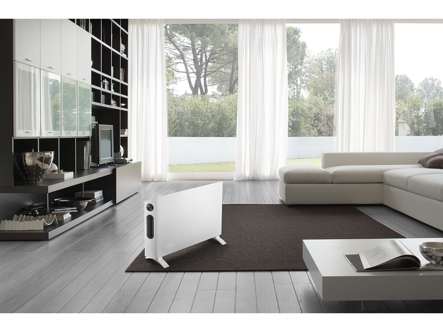 De’Longhi HSX4320E appareil de chauffage Intérieure Noir, Blanc 2000 W Chauffage électrique à convecteur