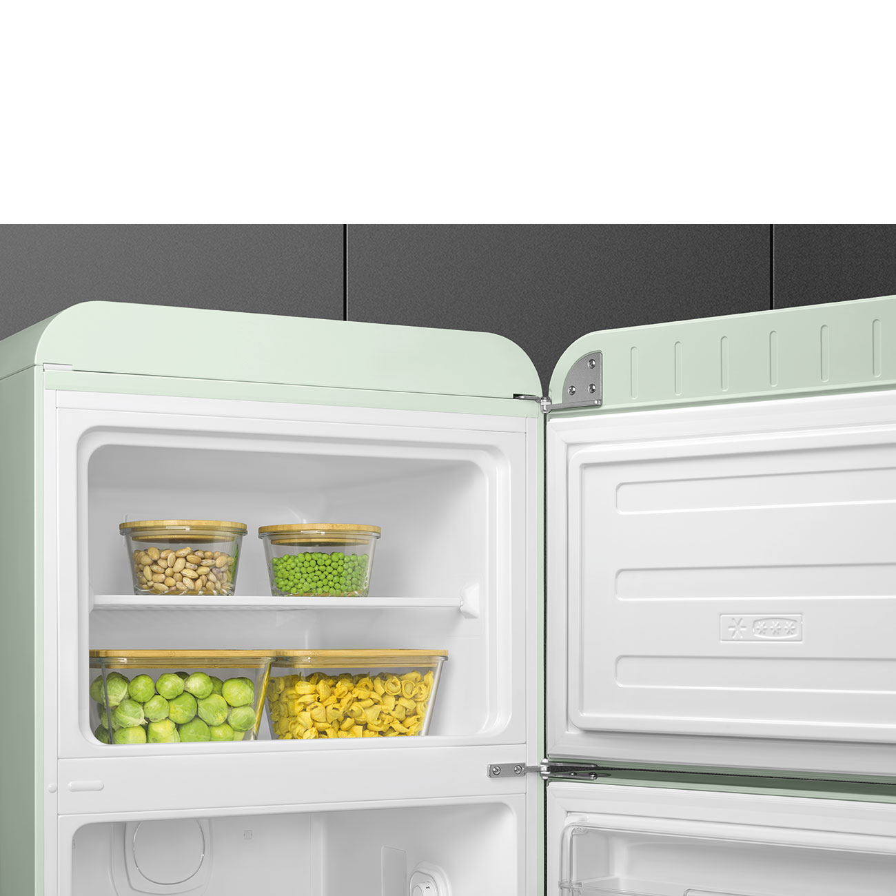 Combi-Koelkast SMEG FAB30RPG6 50's Style / C / 222L+72L / 172cm / pastelgroen