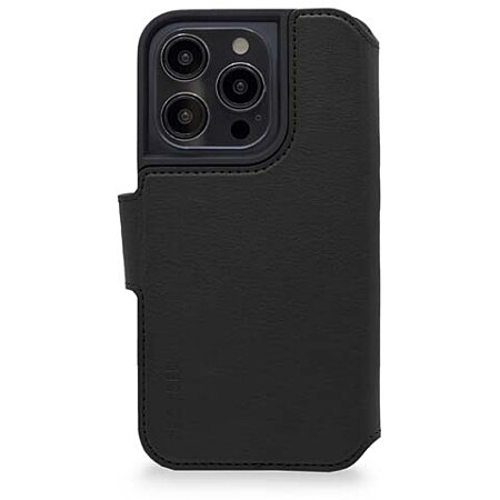 Tas DECODED Leather Wallet Case iPhone 14 Plus Black