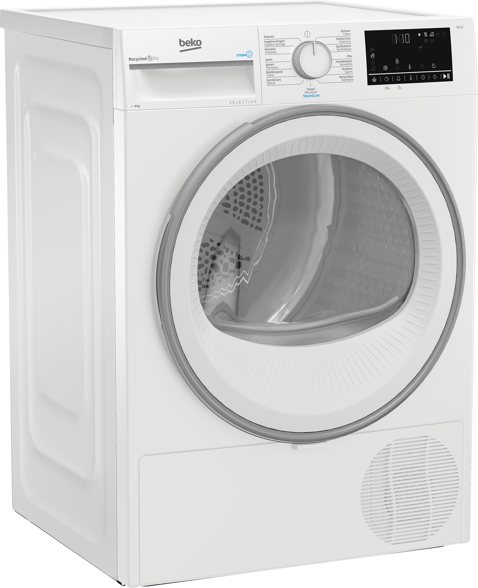 Warmtepompdroogkast BEKO B3T6823W2 / 8kg / A++ / 64db