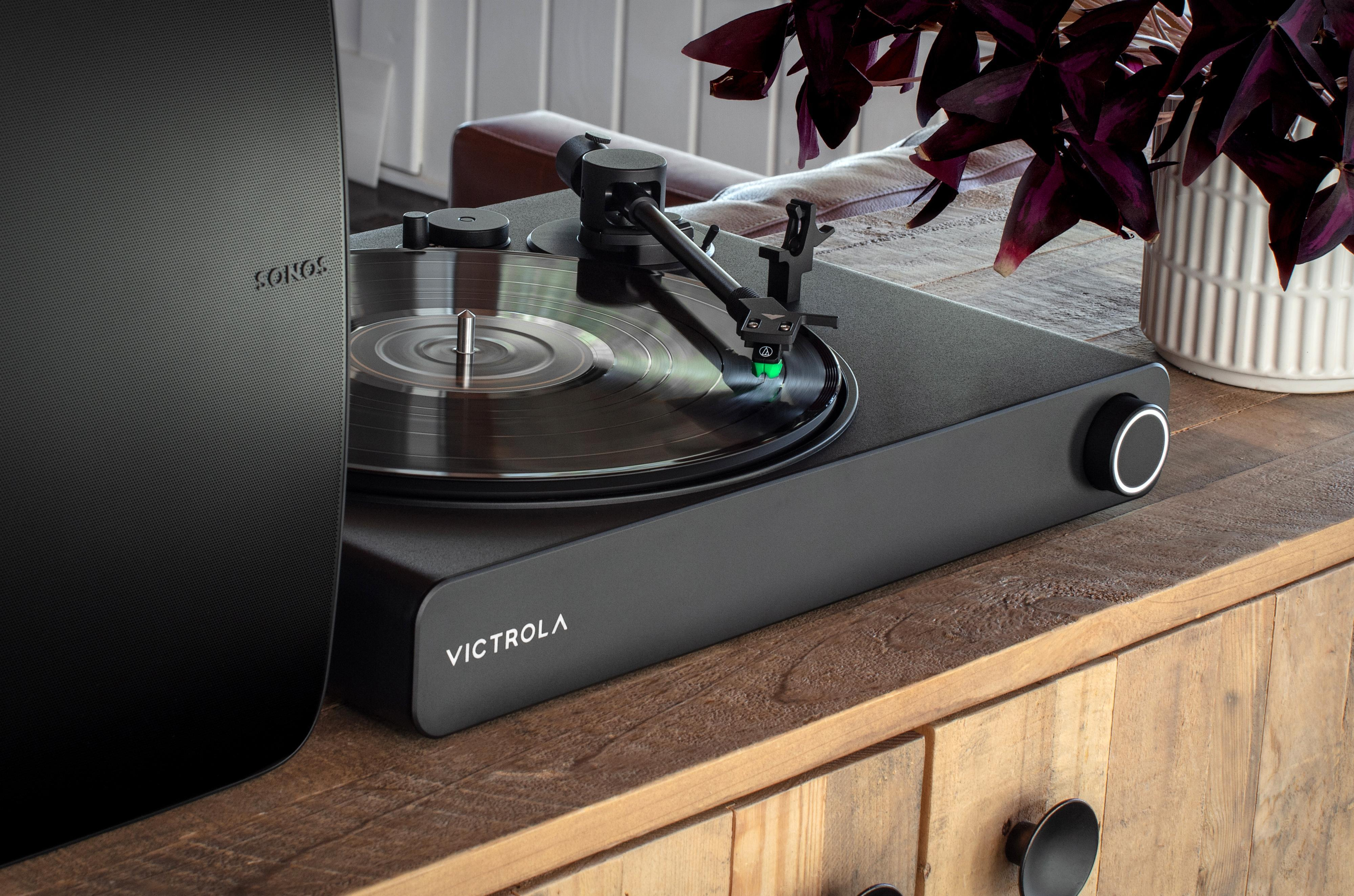 Platenspeler VICTROLA Stream Onyx zwart | compatibel met Sonos