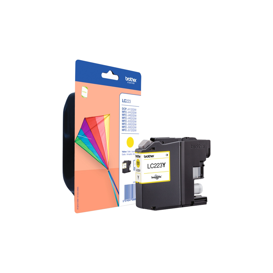 Inktpatroon BROTHER LC-223Y Geel