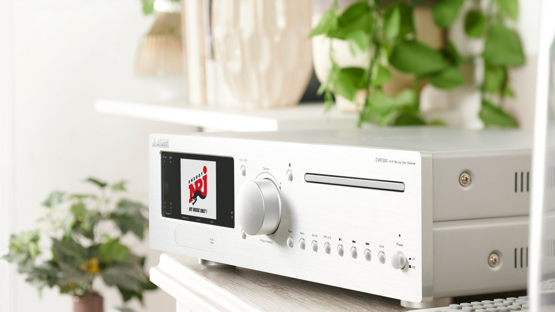 Block receiver cvr-200 silver