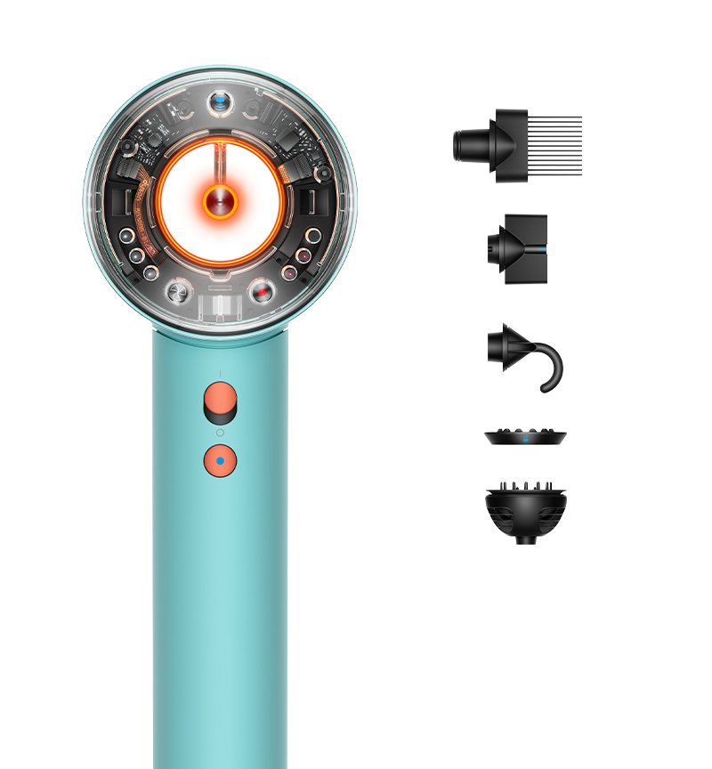 Sèche-cheveux DYSON 515276-01 HD07 Nural blauw/oranje