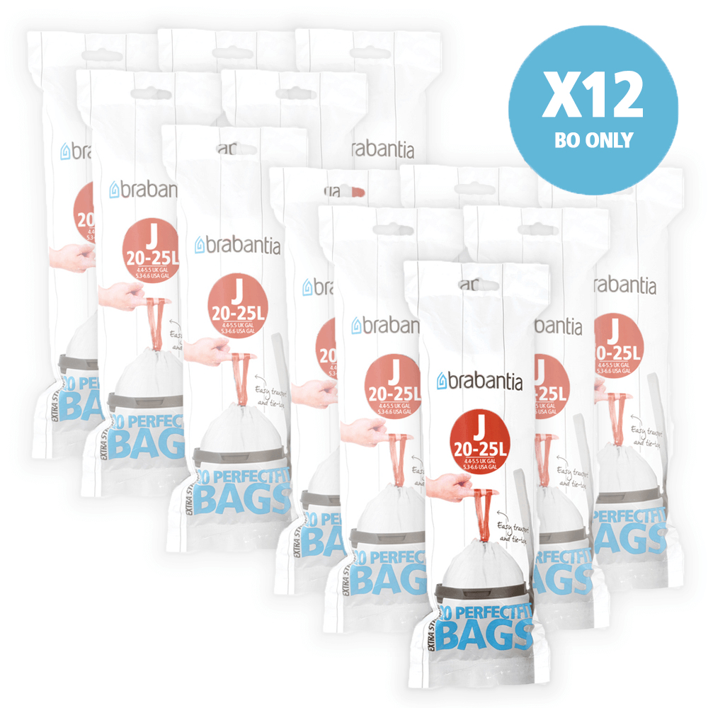 Afvalzak BRABANTIA 115585 PerfectFit J / 23L / 20pcs