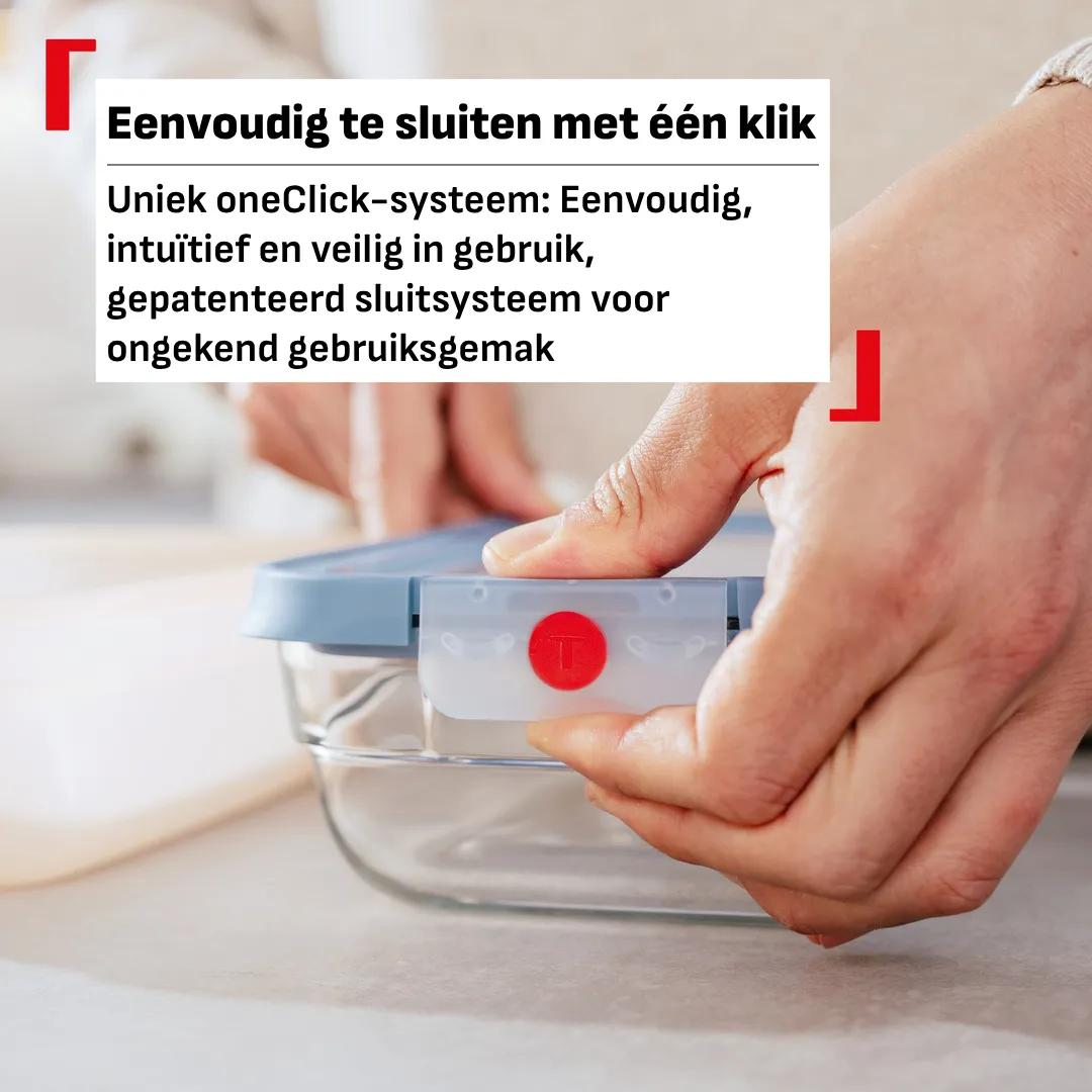 Vershouddoos TEFAL N1240210 OneClick / 1L / glas