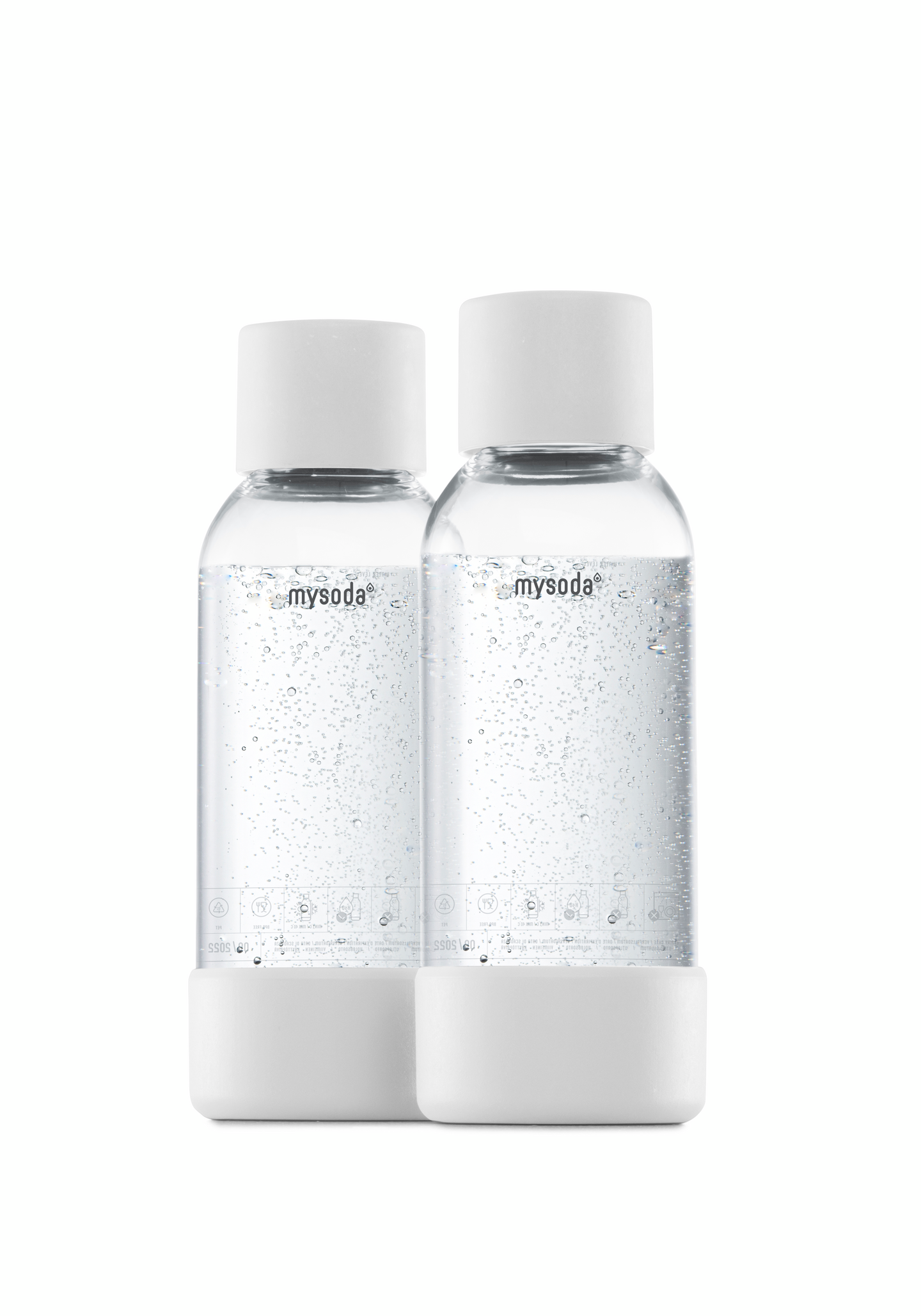 Fles MYSODA 2PB05F-W 0,5L Bottle 2-pack White