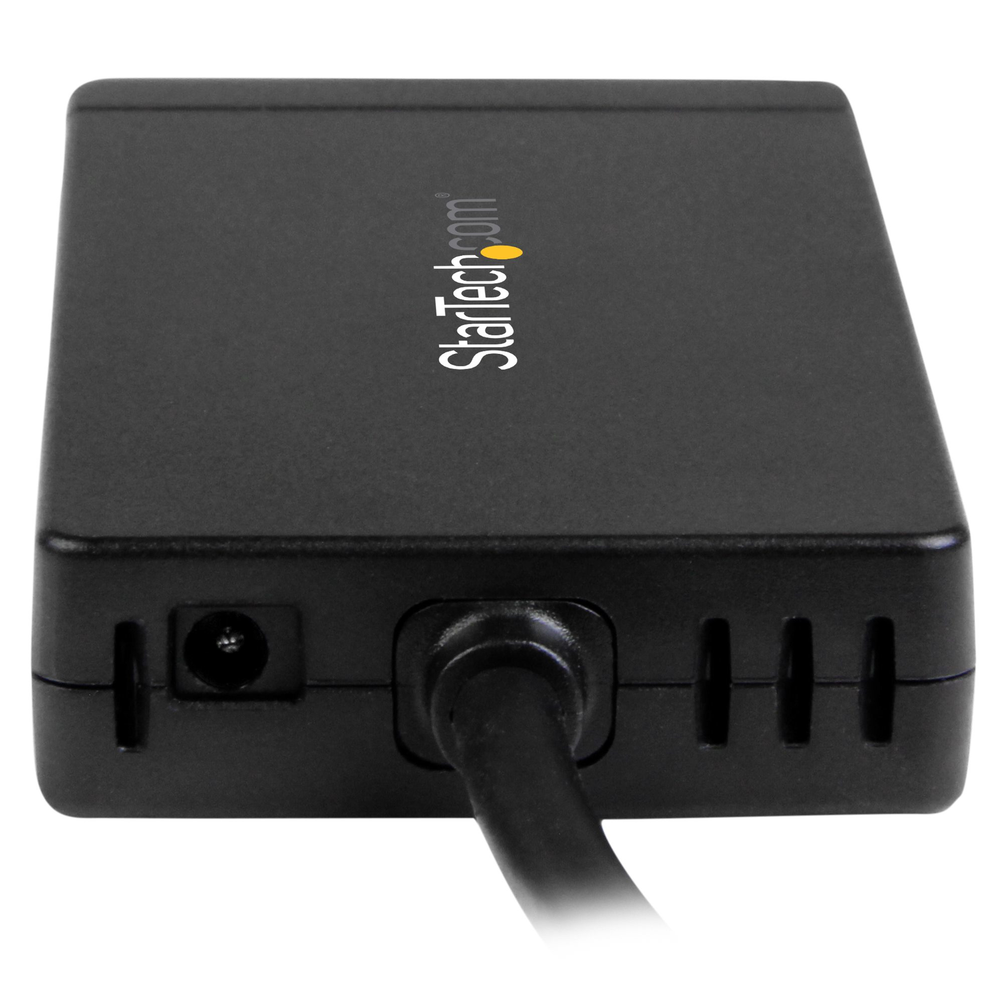 StarTech.com 3 poorts USB C naar USB-A hub met Gigabit Ethernet - USB-C naar 3x USB-A - USB 3.0 (5Gbps) - Inclusief voedingsadapter