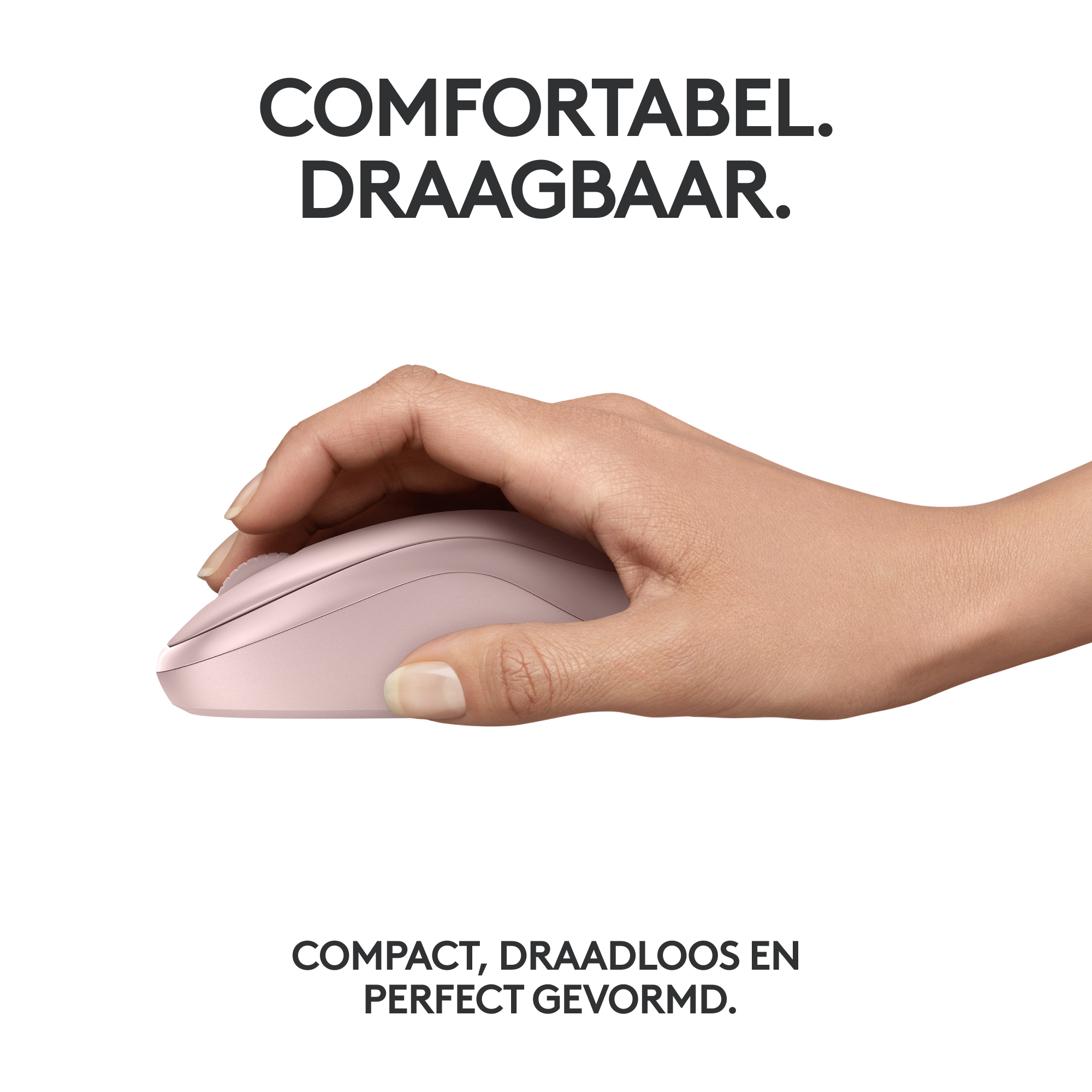 Logitech Wireless Mouse M240 Rose