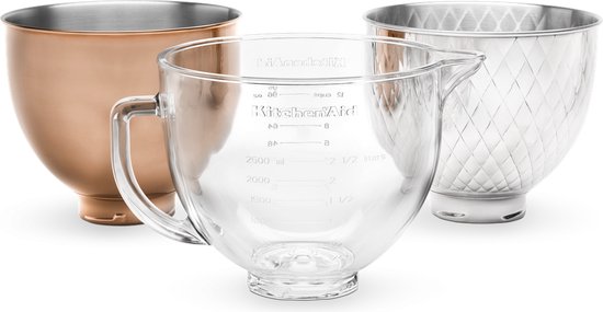 Kitchenaid bol en verre 4,8l 5KSM5GB