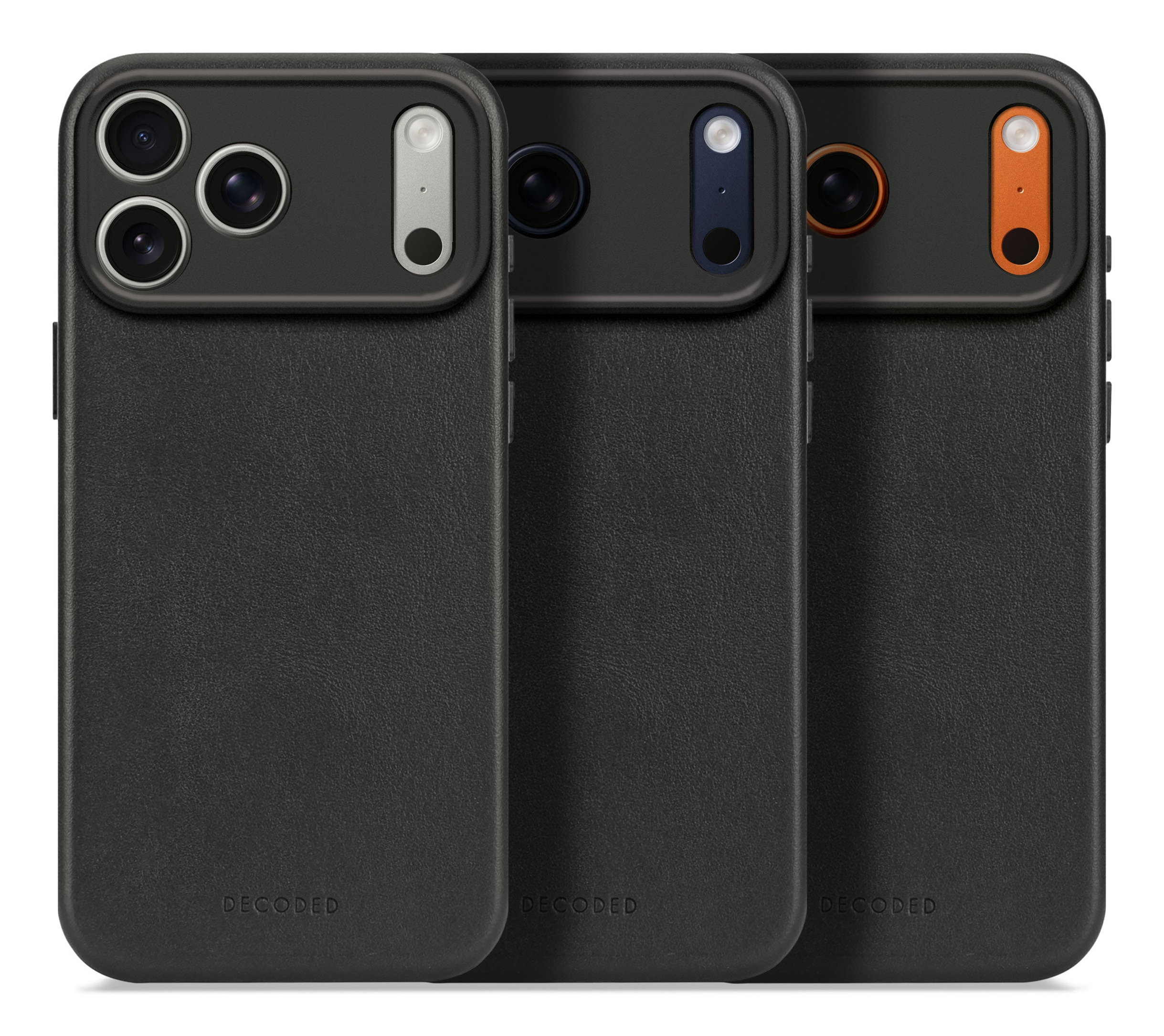 Decoded Leather Backcover Apple iPhone 17 Pro Black